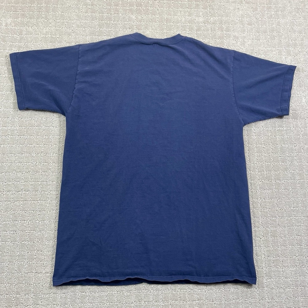 VTG 1994 Atlanta Braves MLB Baseball Sz XL Navy Russell Tomahawk Logo 90s Tshirt - Picture 4 of 5
